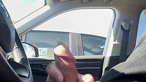 Risky public car flash, wanna see?