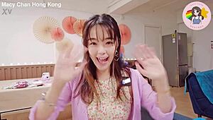 hong kong macy chan introduces naughty cantonese av soul sucking post cum blowjob