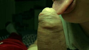 watch this thick dominican bbw slurp small cock pov till mouthful cum swallow every drop