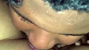 Young Stud Devours Pretty Milf's Juicy Pussy with Big Black Cock