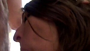 italian neighbor licks own wet pussy after bathroom pee