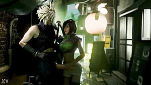 burglar fantasy lil materia thief gives hot handjob