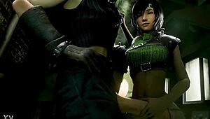 burglar fantasy lil materia thief gives hot handjob