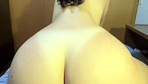 Big Ass College Coed's First Bent-Over Anal Ride in Dorm