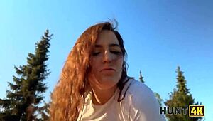 hunt4k cuck watches babe pounded hard by pond after pickup