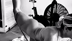 My creeper workout shakes this juicy ass