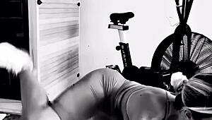 My creeper workout shakes this juicy ass