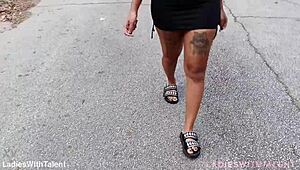 wanna see this pretty impala get fucked outdoors in her sexy dress?