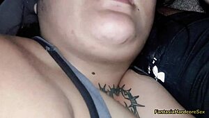 my best friend gets turned on watching porn tiktoks then ends up deepthroating my chubby cock hard