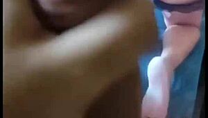 Neighbor friend blasts cum tribute all over my wife!