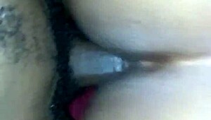 Master roughly claps submissive hood pussy doggystyle bent over