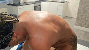 Giant BBC teases my ass into wild destruction