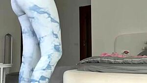 adrianna savus dirty yoga workout make you wanna fuck her big tits ass?