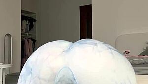 adrianna savus dirty yoga workout make you wanna fuck her big tits ass?