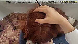 imagine this young college student gulping down hot cum after deepthroat