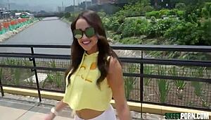 Cameron Bell Petite Latina Big Ass Big Cock Street Doggystyle Deepthroat Cowgirl Cumshot Blast!