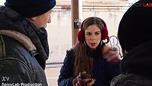 Belgian tourist dives into anal DAP with sinful Alice Maze