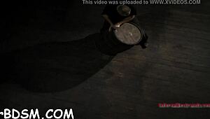 blindfolded babe gagged as toy shoves her twat deep 😈🔒🍆