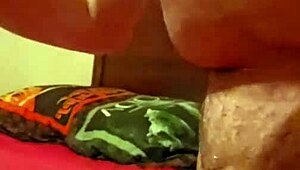 She kneels teasing my cock with licks and deepthroat before jacking it furiously while sucking balls until hot cum explodes on her face after intense face fucking foreplay