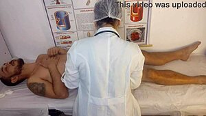 Waouh infirmière chope érection monstre en hôpital 😈 Latina brésilienne suce et baise patient rough