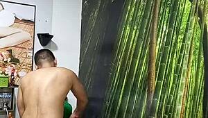 Hubby left for usa so his friend creampies my squirting pussy now