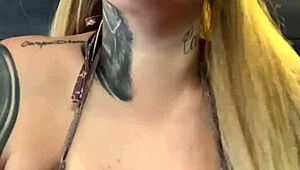 Wet Bikini Gym Workout Drips Teasingly