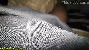 Sister-in-Law Steals Morning Cumshot Blowjob