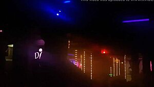 18yo latina slams intense table dance