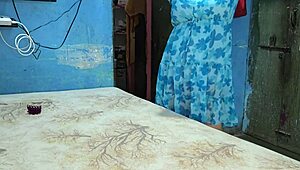 sexy indian milf wife big tits fun with stranger 😘 part 1