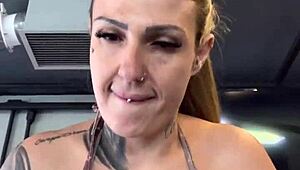 Wet Bikini Gym Workout Drips Teasingly