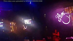 18yo latina slams intense table dance