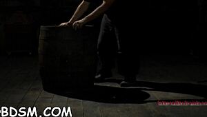 blindfolded babe gagged as toy shoves her twat deep 😈🔒🍆