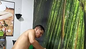 Hubby left for usa so his friend creampies my squirting pussy now