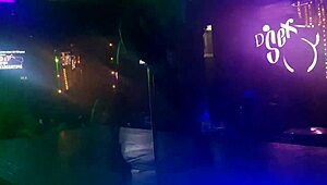 18yo latina slams intense table dance