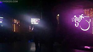 18yo latina slams intense table dance