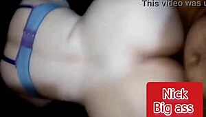 can you handle this fat big ass getting destroyed by monster big black cock from the rear? watch her asshole stretch wide!