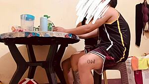 hey tenant flashing her curvy tits to landlord for sex while hubby's gone 🔥 passionate pov fun!