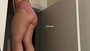 i crave my hot neighbor's delicious ass-shaking routine daily