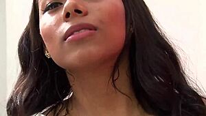 oh man bella colombiana morena just masturbates solo