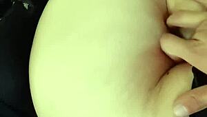 amateur milf explores belly fetish to shaking orgasm