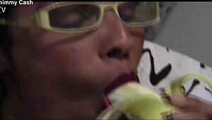 imagine tiny puerto rican midget latina stripping before big black cock rips clothes for florida workout