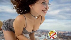 Torcelini plays witch teacher for halloween broomstick ride lesson with teasing