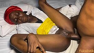 Ebony general ravages horny pervert student Vera's tight pussy at his weekend house