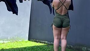 i crave my hot neighbor's delicious ass-shaking routine daily