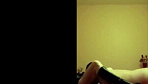 maitresse k dominates her slave in stockings and heels