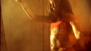 I feel power surging as s rips my clothes in sensual striptease dance