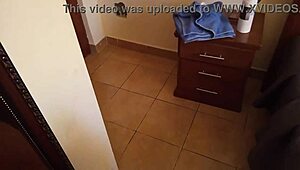 mi amiga del campo bends over begs for my thick creampie load inside