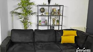 Maya Magnifique: Coquine Milf Trapped Between Two Huge Cocks in Steamy French Threesome