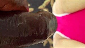 Oops, Cumming on Chubby Milf's Bubble Butt?