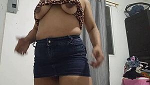 hey stepmom you horny nympho caught masturbating huge tits and juicy pussy on video call with stepson